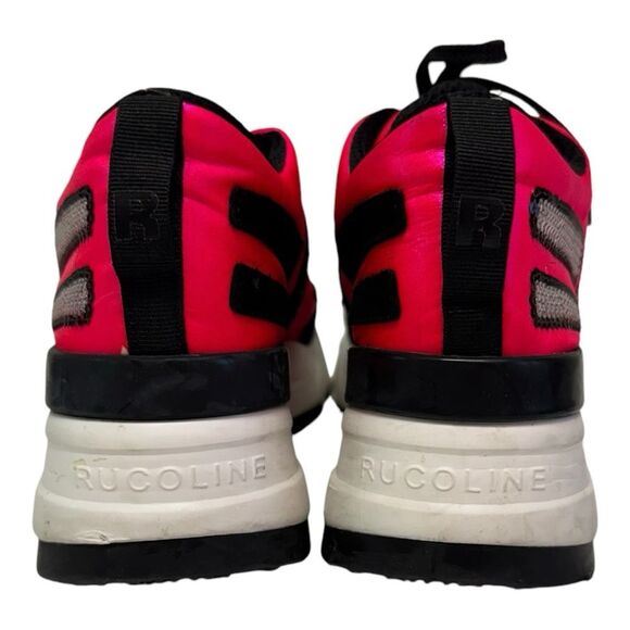 Rucoline Hot Pink with Gold Platform Sneaker Shoes Size EU‎ 38 (7.5) - Picture 4 of 11